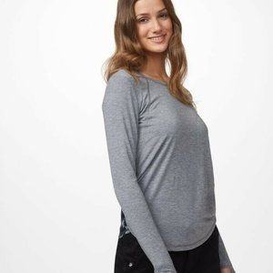 Tentree W Destination LS long sleeve quick dry shirt eco friendly grey